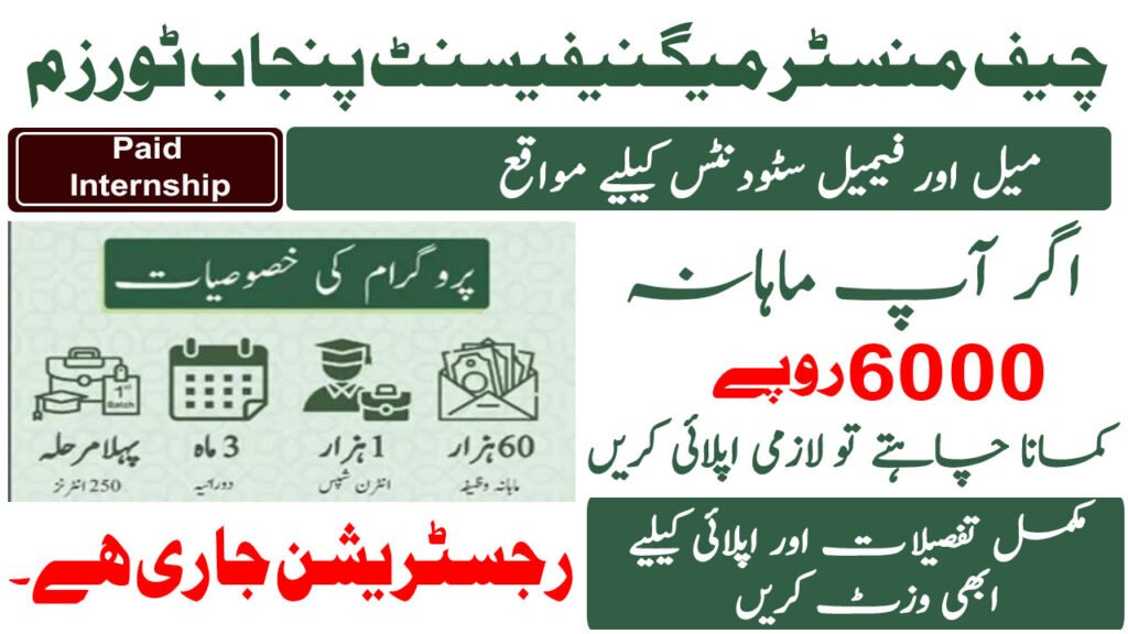 Chief Minister’s Magnificent Punjab Tourism Internship Program 2025