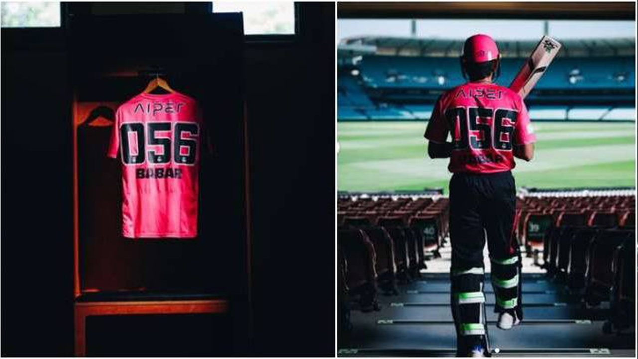 Sydney-Sixers-Introduces-Babar-Azam-New-Jersey-Number