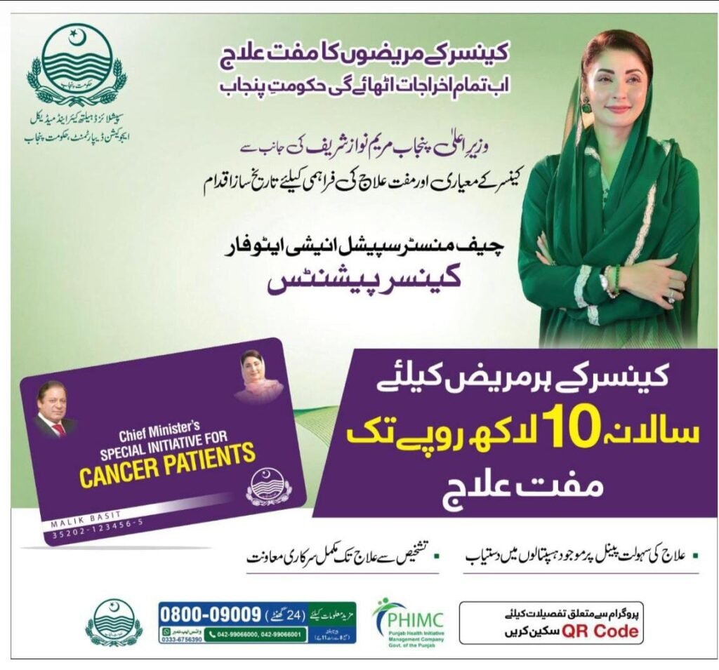 CM Punjab Special Initiative for Cancer Patients Get 10 Lakh Annual For Treatment in 2026