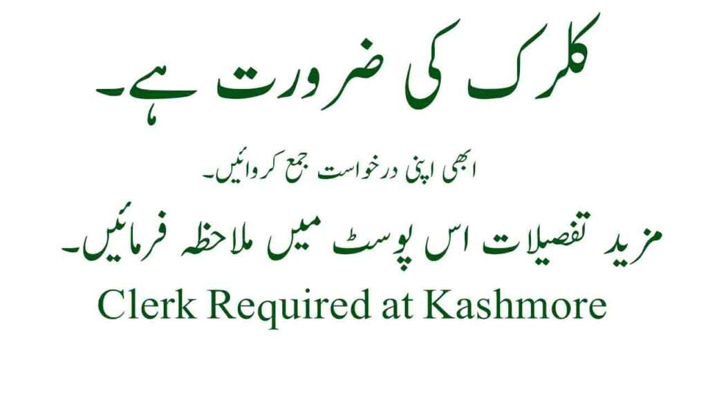 LDC Required at Kashmore Cantt July 2026