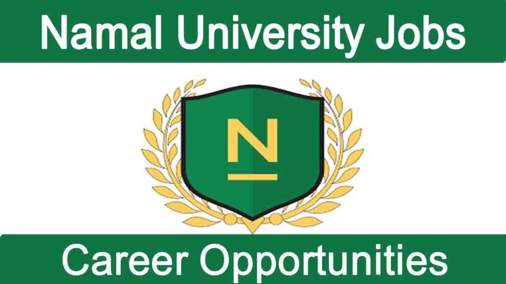Namal University Jobs in Mianwali July 2026